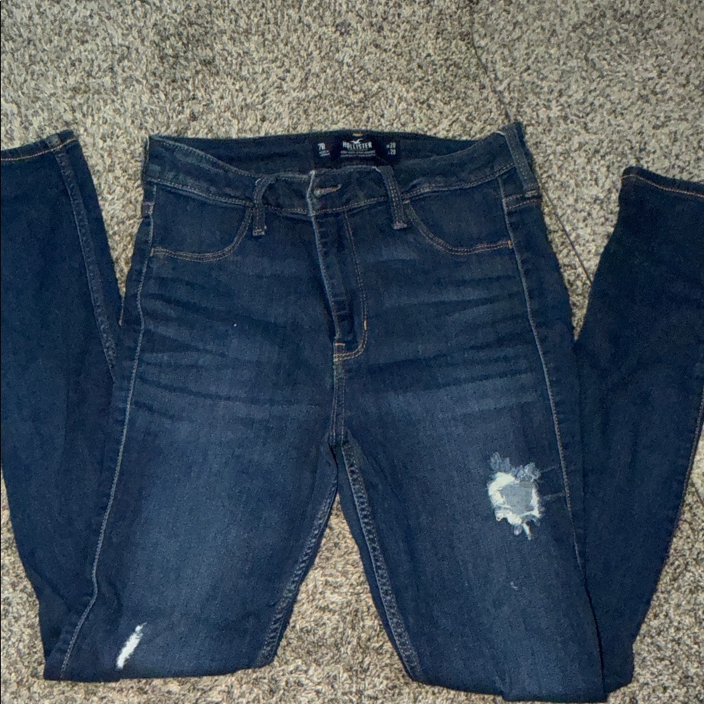 Hollister Dark Blue Skinny Jeans